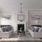 Ekena Millwork Benson Ceiling Medallion (Fits Canopies up to 4 1/8"), 9"OD x 4 1/8"ID x 5/8"P, Pot of Cream CM09BNPCF - alternate 5